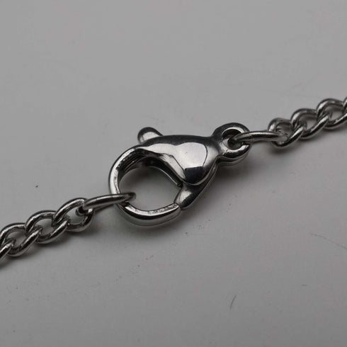 Colgante vintage de plata de ley con diseño Arts & Crafts y piedras múltiples, con cadena