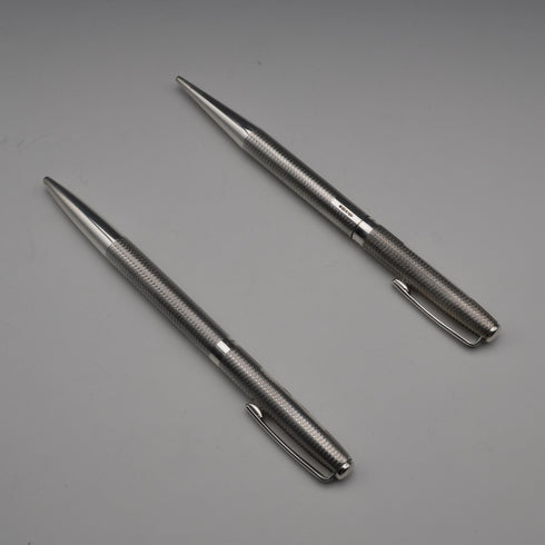 1986 UK Yard-O-Led Sterling Silver Ballpoint Pen & Propelling Pencil with Case