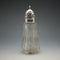1907 British Antique Cut Glass & Sterling Silver Lid Sugar Caster by Robert Pringle