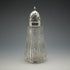 1907 British Antique Cut Glass & Sterling Silver Lid Sugar Caster by Robert Pringle
