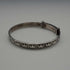 Vintage Teddy Bear Ornament Sterling Silver Adjustable Children's Bangle 6g