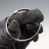 Vintage Teddy Bear Ornament Sterling Silver Adjustable Children's Bangle 6g