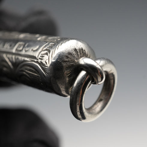 c. 1900 Antique English Sterling Silver Pencil Holder, S. Mordan & Co.