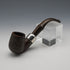 Vintage British Irish Peterson Smoking Pipe with Sterling Silver Band