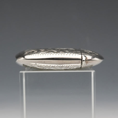 1914 British Antique Sterling Silver Vesta Case, 24g, Deakin & Francis