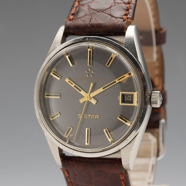 1968 Swiss Eterna-Matic 1000 Five Star men's automatic wristwatch, in good working condition