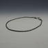 Collar de cadena bizantina de plata de ley vintage británica, 43 cm, 25 g