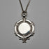 1934 British vintage sterling silver medal pendant, total 11g, with sterling silver chain, Robert Pringle