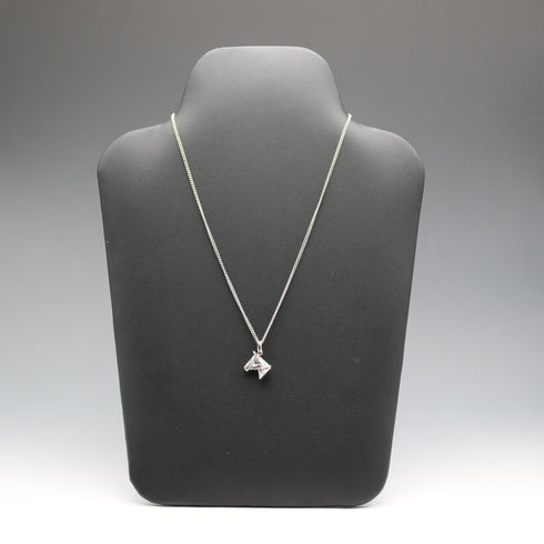 Vintage Sterling Silver Horse Head Charm Pendant, 10.1g total, with Sterling Silver Chain
