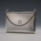 1894 Antique English Sterling Silver Double-Sided Card Case with Chain, by WALKER & HALL