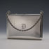 1894 Antique English Sterling Silver Double-Sided Card Case with Chain, by WALKER & HALL
