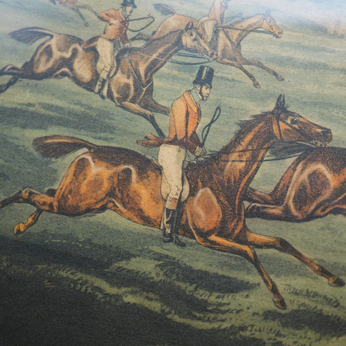 영국 빈티지 액자 스포츠화 헨리 알켄 'THE QUORN HUNT'