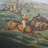 Cuadro deportivo vintage británico, grabado de Henry Alken "THE QUORN HUNT"