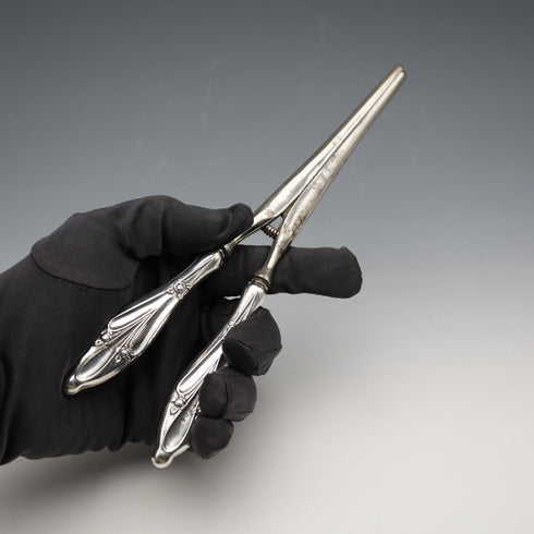 1908年 英国アンティーク 純銀ハンドル グローブストレッチャー Gourdel Vales&Co
Antigüedad inglesa de 1908, estirador de guantes con mango de plata esterlina, Gourdel Vales & Co.