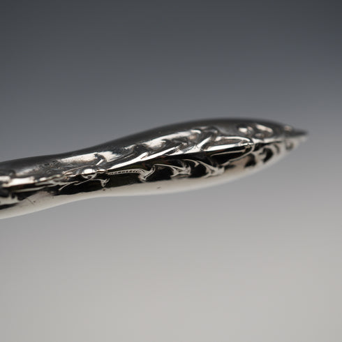 1913 Antique English Sterling Silver Handle Shoehorn by Adie & Lovekin Ltd