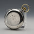 c. 1889 Antique Longines pocket watch, 800 silver hunter case, 43mm diameter, in good working condition