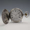 Circa 1919 antique Zenith pocket watch, 900 silver hunter case, 50mm diameter, in good working condition.