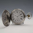 Circa 1919 antique Zenith pocket watch, 900 silver hunter case, 50mm diameter, in good working condition.