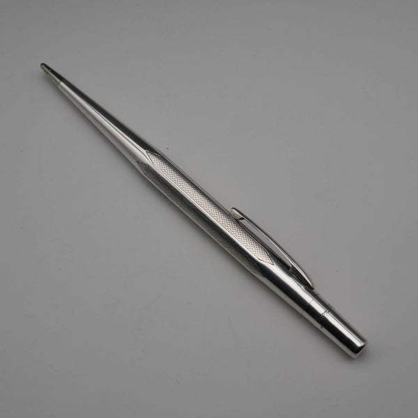 British Vintage Lifelong Sterling Silver Hexagonal Propelling Pencil