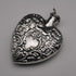 Vintage Sterling Silver Heart-Shaped Perfume Bottle