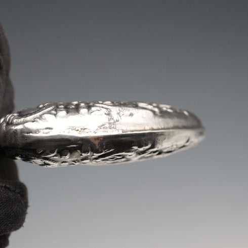 Vintage Sterling Silver Heart-Shaped Perfume Bottle