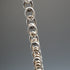 Collar de plata de ley vintage británico, eslabón pantera, 42 cm, 57 g