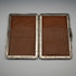 1903 British Antique Sterling Silver-Mounted Brown Leather Wallet John George Smith