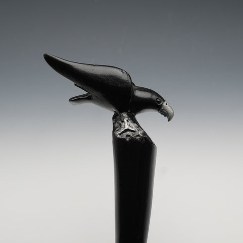 復古 黑桿 黑鳥把手 手杖 94cm