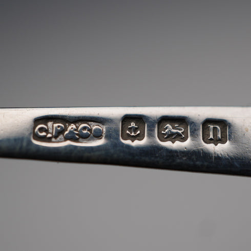 1912 British Antique Sterling Silver Smoking Pipe Tool Charles Perry & Co