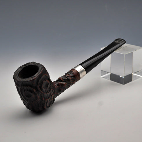 美國復古 L&H Stern「Sterncrest」雪茄煙斗 純銀裝飾