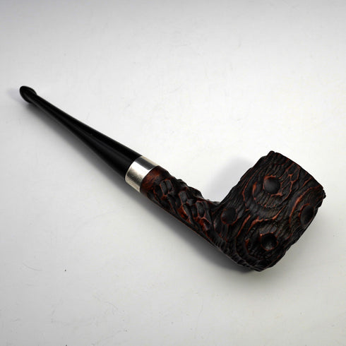 美國復古 L&H Stern「Sterncrest」雪茄煙斗 純銀裝飾