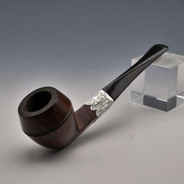 1901年 英国アンティーク 「ROBERTSON」 スモーキングパイプ 純銀装飾 W H Carrington &Co ケース入り