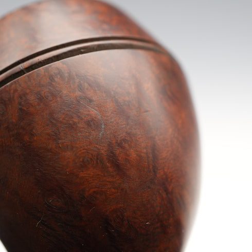 1901年 英國古董 「ROBERTSON」 煙斗 純銀裝飾 W H Carrington &Co 盒裝