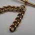 Cadena Albert de eslabones Kihei vintage de oro laminado, sin relicario