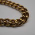 Cadena Albert de eslabones Kihei vintage de oro laminado, sin relicario