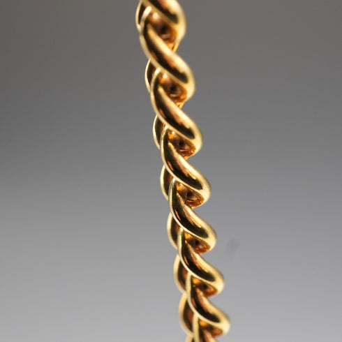 Cadena Albert de eslabones Kihei vintage de oro laminado, sin relicario