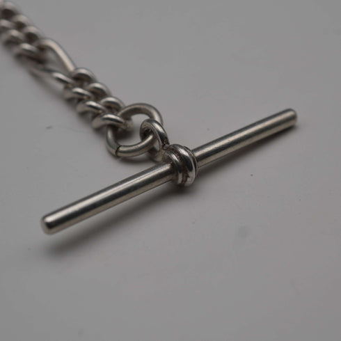 Vintage Cadena Figaro de Plata de Ley Alberto Cadena Longitud total 50cm 34g