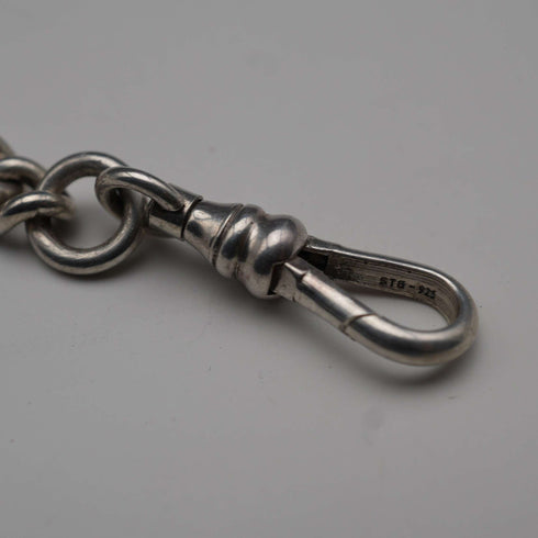 Vintage Cadena Figaro de Plata de Ley Alberto Cadena Longitud total 50cm 34g