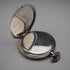 Antique TISSOT Art Deco Decorated 900 Silver Slim Hunter Case Pocket Watch, Running Well