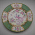 British Antique Minton Green Cockatrice Teacup Trio