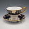 英国复古 Royal Crown Derby “Vine Cobalt” 茶杯与茶碟②