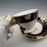 英國復古 Royal Crown Derby「葡萄藍」茶杯與茶碟②