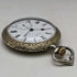 Antique good working Cima gold-plated flower engraving case pocket watch