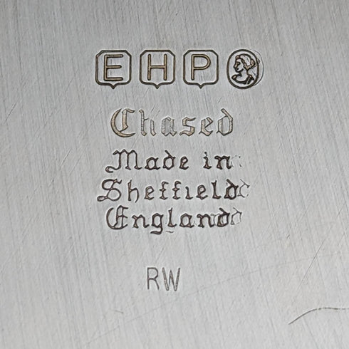 英國復古鍍銀托盤 Salva 直徑 28 厘米 EHP