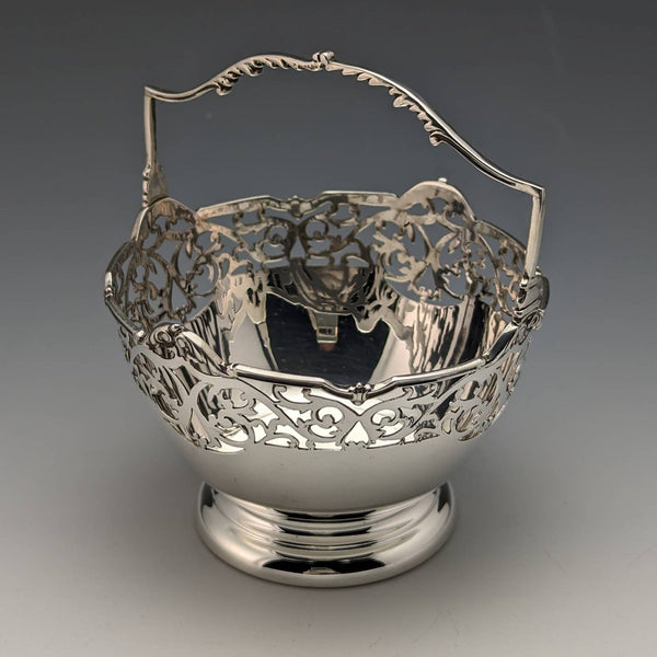 1929 年英國復古純銀糖籃 100 克 Walker and Hall