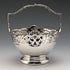 1929 British Vintage Sterling Silver Sugar Basket 100g Walker and Hall