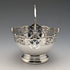 1929 British Vintage Sterling Silver Sugar Basket 100g Walker and Hall
