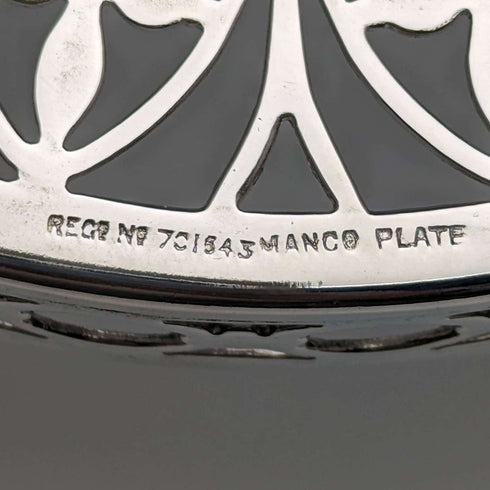 1923年 英国アンティーク シルバープレート製 ティーポットコースター