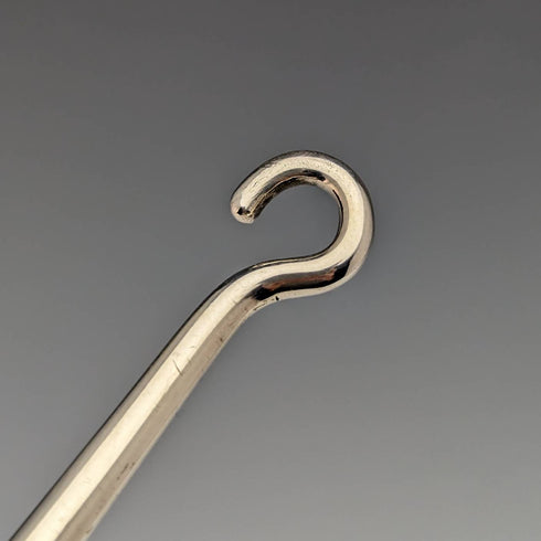 1930 British Vintage Sterling Silver Shoehorn & Button Hook Mappin and Webb