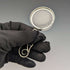 1878 British Antique Sterling Silver Small Loupe Magnifying Glass Lawrence Emanual